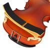 Ergonomic Violin Chin Rest 4/4 Adjustable Height Wood Shoulder Support Comfortable Violin Shoulder Cushion for Comfort