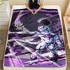 Dragon Ball Frieza Flannel Blanket Trendy Print Perfect For Sofa Bedroom Chair Bed Picnic Travel -HE9