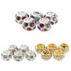 3x5pcs Dreadlock Hair Beads Hair Braid Pins Rings Cuff Clips Fashion Jewelry Colorful