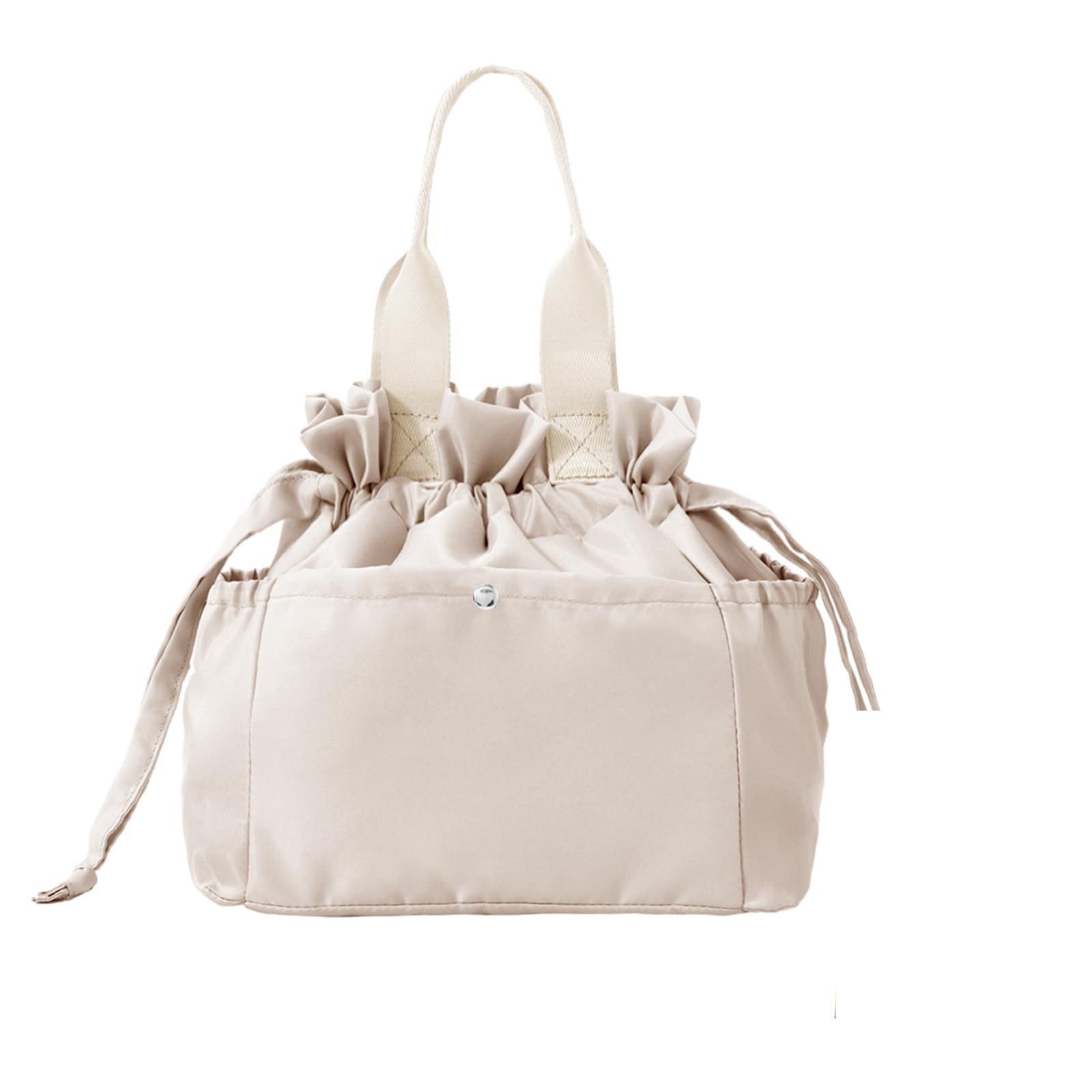

New Nylon Insulated Lunch Bag Portable Aluminum Foil Picnic Cooler Bag Handbag слонова кістка
