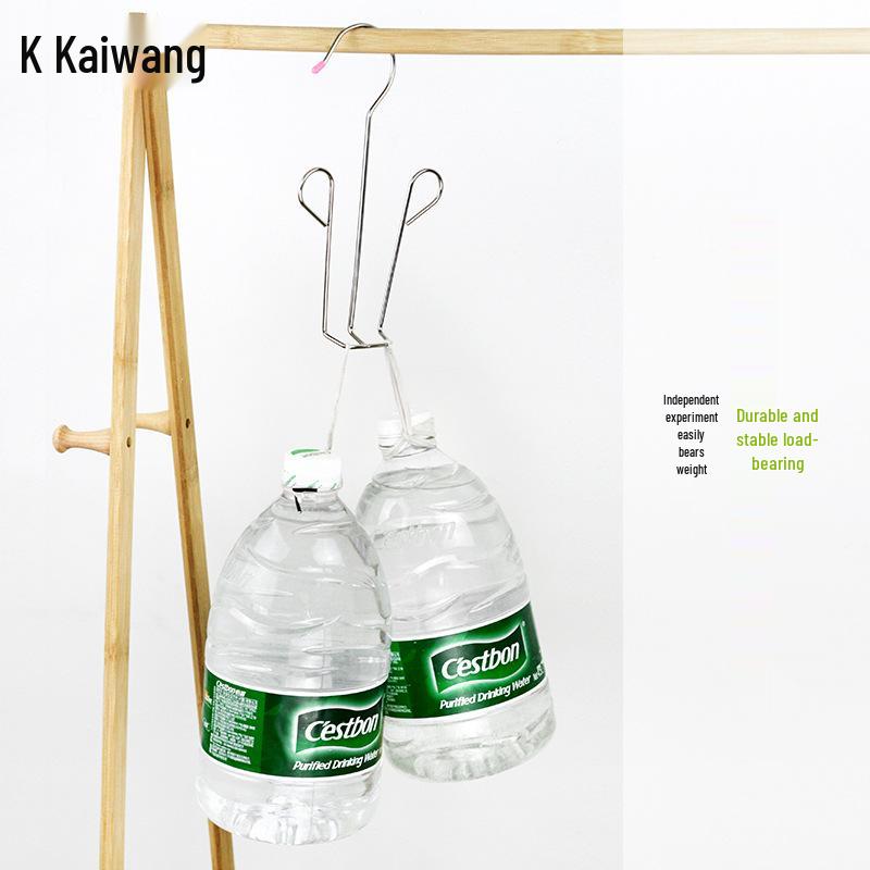 Stainless Steel Outdoor Shoe Drying Rack with Hooks - Thickened, Non-Magnetic, for Balcony.