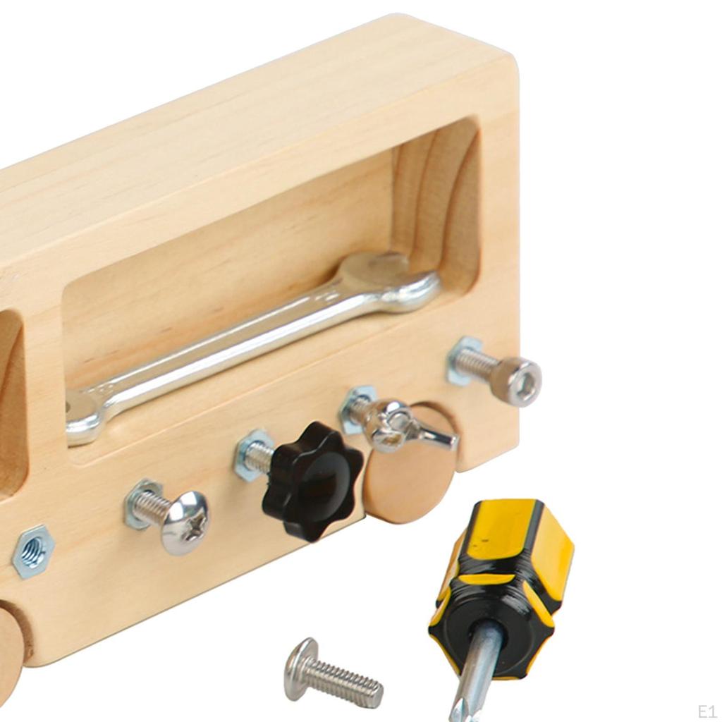 Montessori Screw Driver Board for Children Material Educational Toys