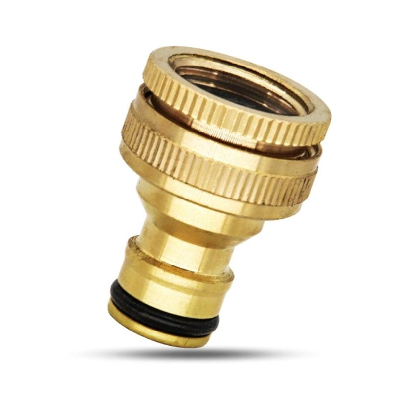 Spray Nozzle Connector Car Wash Water Guns 1/2" 3/4" Garden Hose Brass Connector