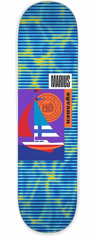 

Скейтбордная доска HABITAT MARIUS RISING TIDES x Скейтборд (8.25 32.25)