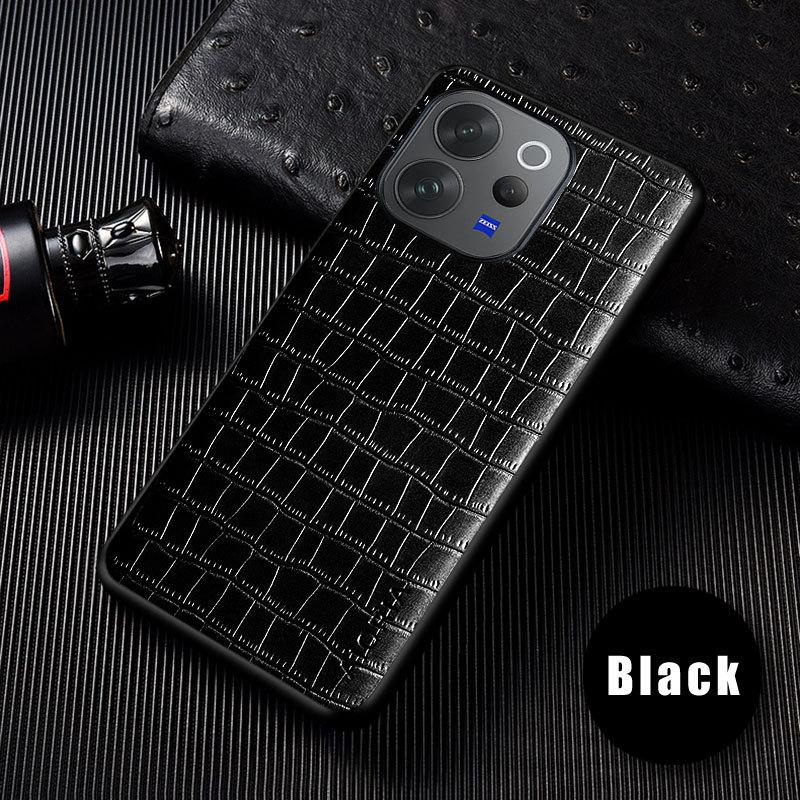 Crocodile Leather Case For Vivo V70 FE Slim Fit Premium Protective Cover for Vivo V70 case