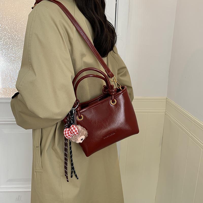 Women's Red Wedding Bucket Bag – 2024 Fashion Crossbody & Shoulder Bag