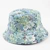 Cappello a Secchiello Stampato in Cotone Primavera ed Estate Cappello da Pescatore Cappellino Parasole da Viaggio all'Aperto per Uomo e Donna 160