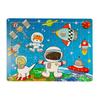 Kids Wooden Cartoon Cognitive Puzzle Baby Colorful Educational Toy For Toddler