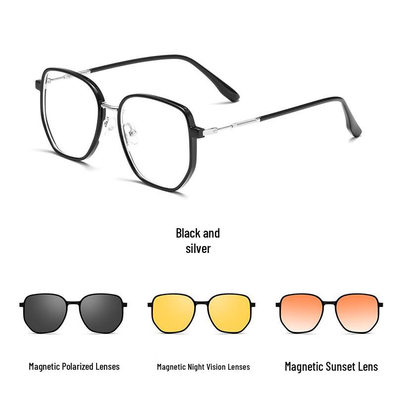 

Magnetic Clip-On Polarized Sunglasses for Myopia Glasses