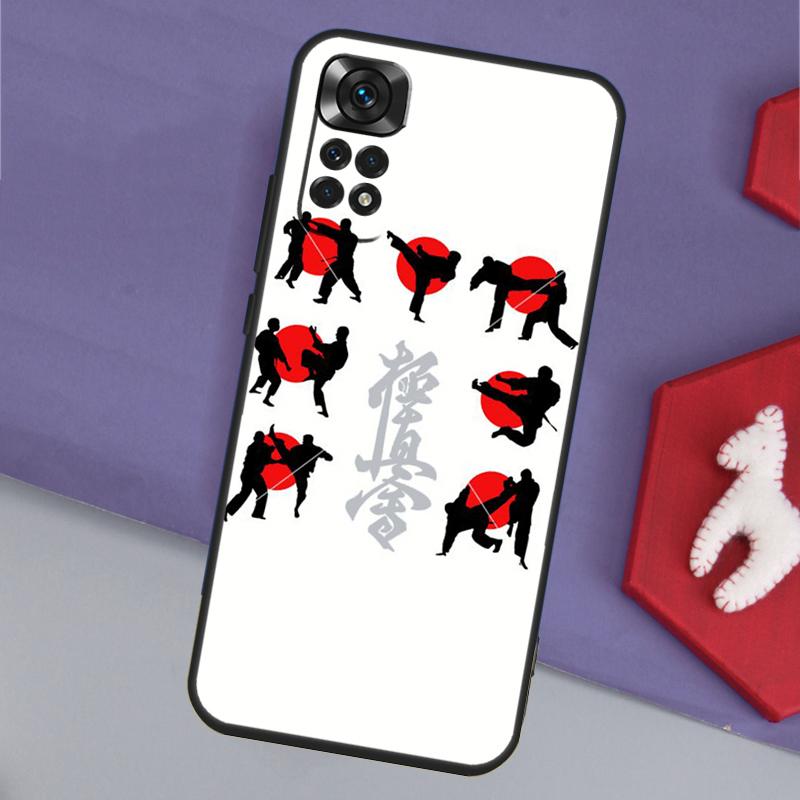 Oyama Kyokushin Karate Hülle Für Xiaomi Redmi Note 12 11 10 9 8 Pro 9S 10S 11S 12S Redmi 12 9C 10C 12C Handyhülle