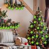 12 Pcs Plush Furry Christmas Ball 6cm Christmas Hanging Decorations  Navidad