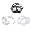 Convenient Snorkeling Mask Snorkel Scuba Diving Goggles for W/ Anti-fog Coated Glass Snorkel Diving Mask Gift for Men Wo