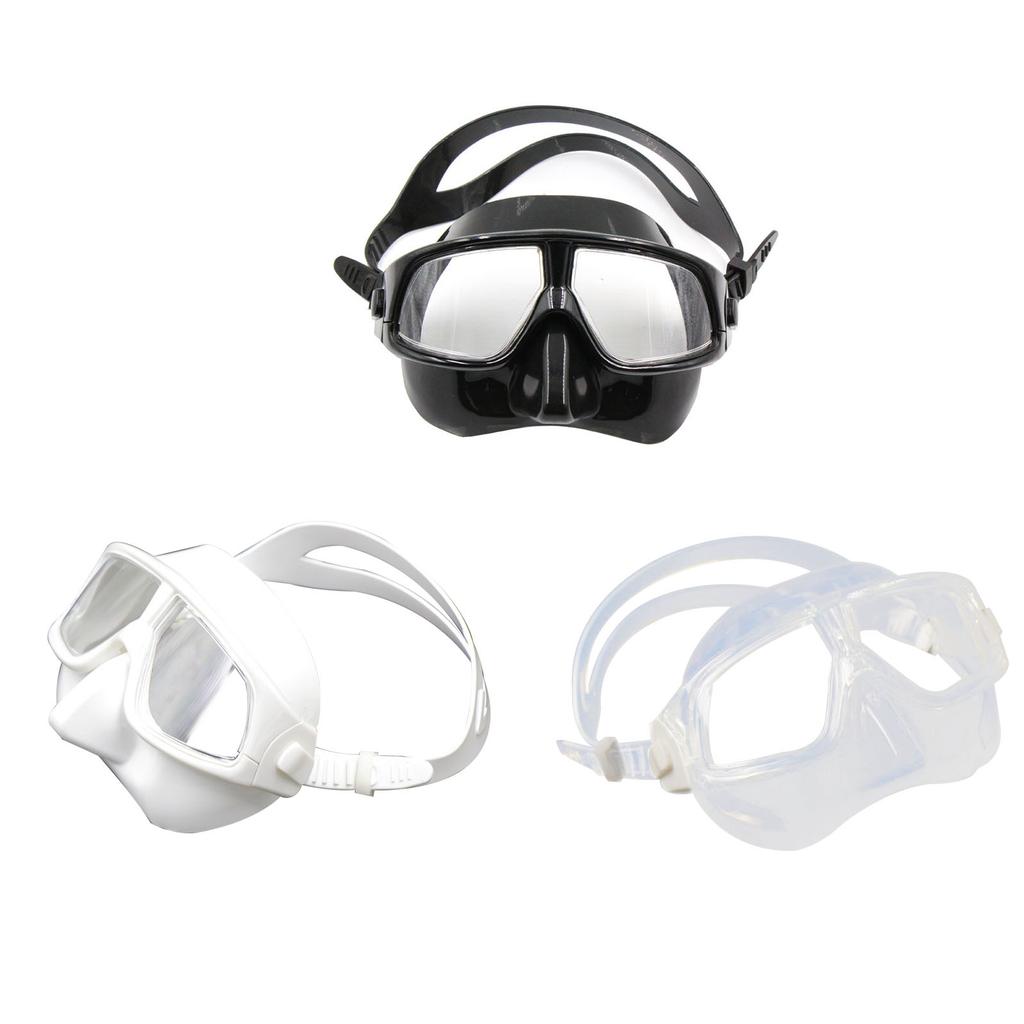 Convenient Snorkeling Mask Snorkel Scuba Diving Goggles for W/ Anti-fog Coated Glass Snorkel Diving Mask Gift for Men Wo