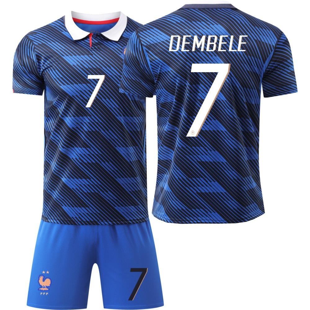2026 World Cup France Jersey No. 10 Mbappe 7 Dembele Lemann 11 Orise Suit Football Jersey