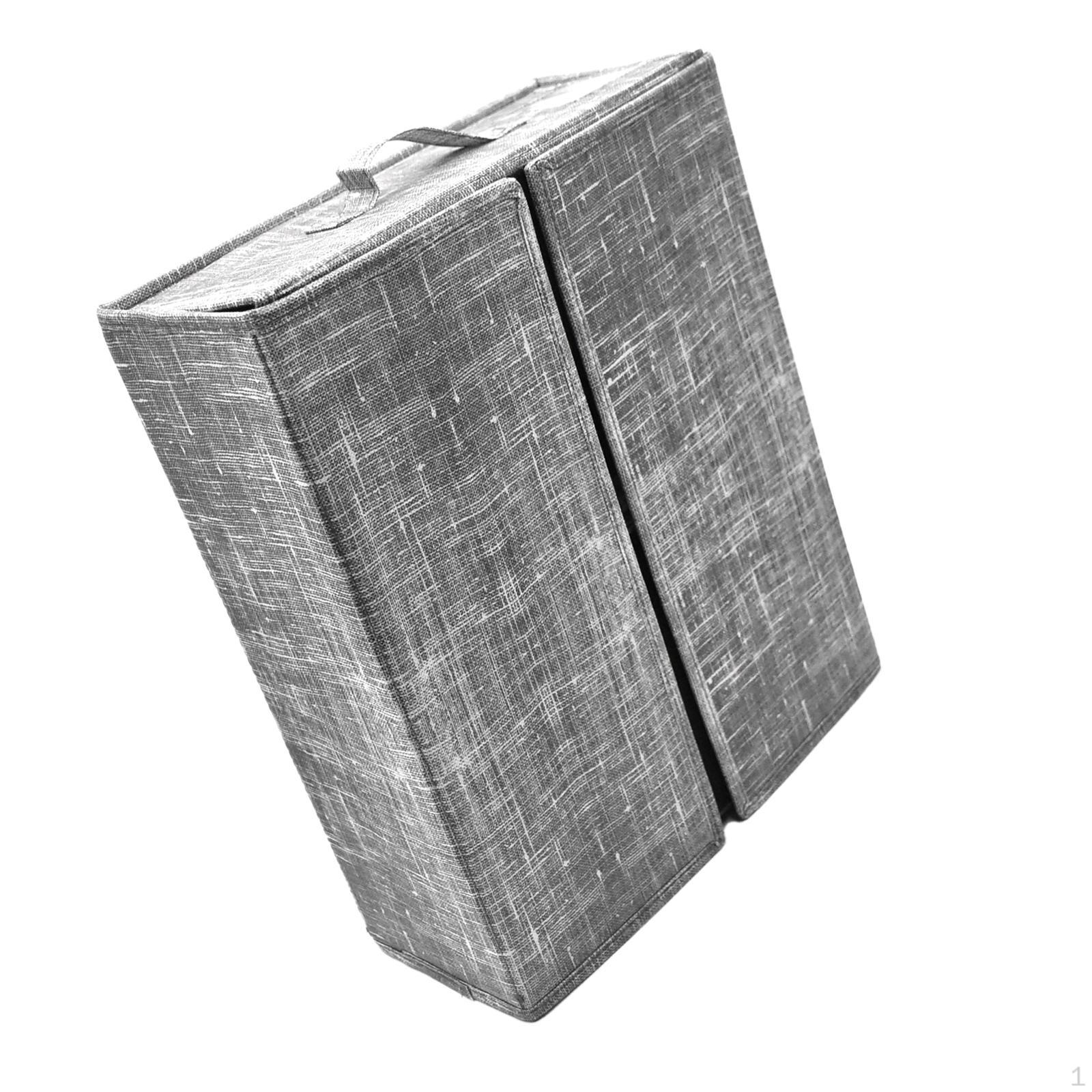 

Органайзер для простыней, набор для хранения белья, ящик для хранения одежды, экономящий место серый