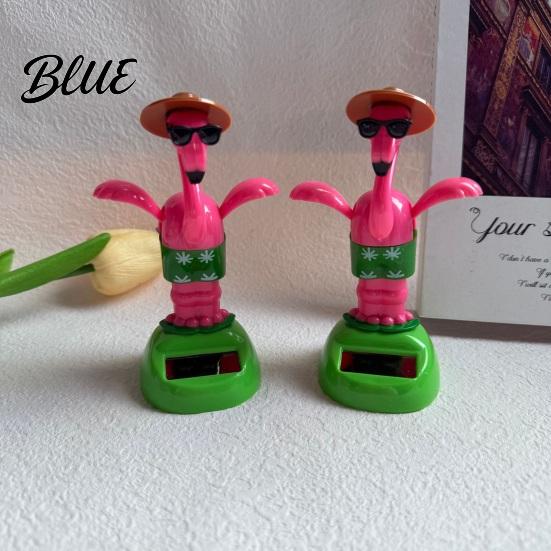 Accessoire de voiture personnalisé Décoration Grue Solaire à Secouer Animal Mignon Jouet à Suspendre sur le Tableau de Bord