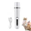 Dog Paw Clippers Rechargeable Cat Paw Sharpener Non-Slip Smoothing Tool for Small Pets Dogs Kittens Rabbits