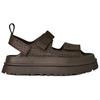 UGG GoldenGlow One Strap Sandals Women's Dark Umber 1175311-DNSS