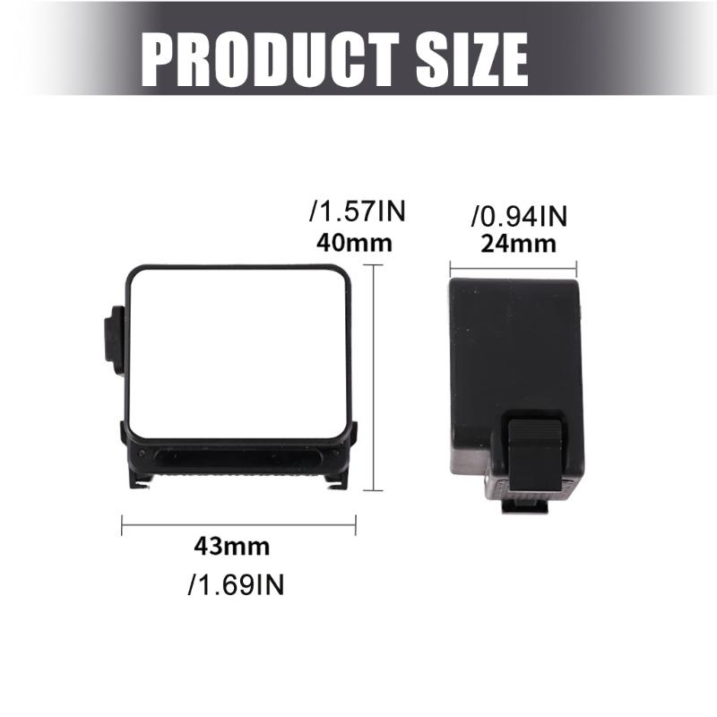 Portable Rechargeable Camera Light Lamp With Magnetic Mount Type C Fast Charging For Action Cameras 3 Brightness Setting