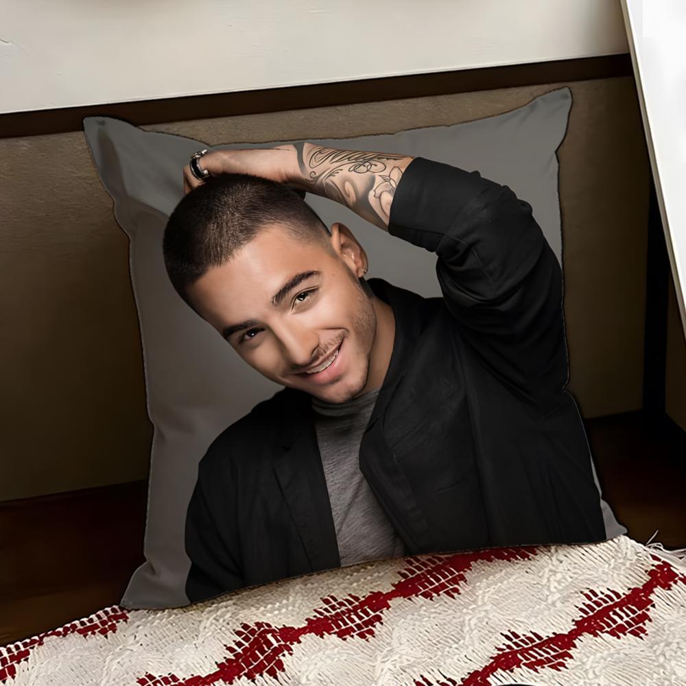 Colombian singer Maluma Cushion Cover Reversible Soft Durable Pillow Cover Home  Car MultiScene Use for Daily Comfort