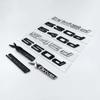 Number Trunk Letters Logo Emblem Sticker For BMW 5 Series 520d 525d 528d 530d 535d 540d 545d E39 E60 E61 F07 F10 F11 G30 G31 BR3