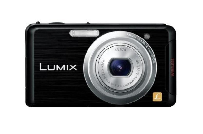 Panasonic LUMIX DMC-FX90-K Compact Digital Camera with Built-in Wi-Fi, 12.1MP, 5x Optical Zoom, LEICA Lens, Touchscreen, Black
