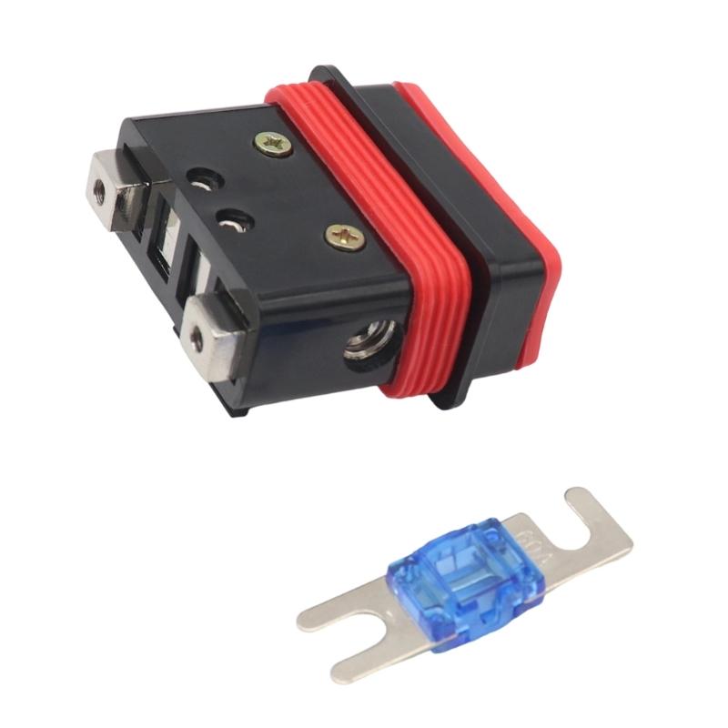 High Current Motorcycle Fuses Conversion Adapter 60A Bolt To Mini Blade Converter Fit for Electrical System Modification