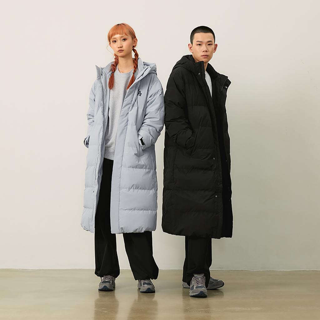 New MLB Los Angeles Dodgers Basic Collection FW24 Down Jacket Unisex Light Gray 3ADJB1646-07GRL