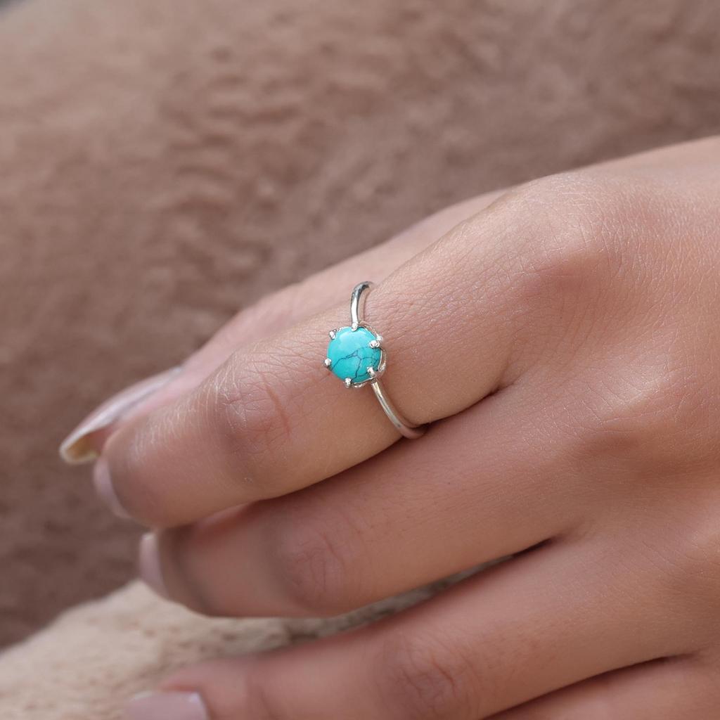 Turquoise Jewelry Set, 925 Sterling Silver, Dainty Jewelry, Gift For Her, Women Jewelry