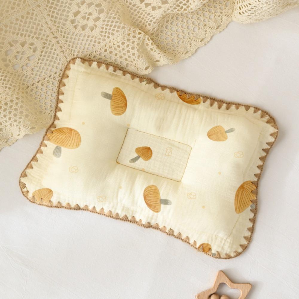 

Shaping Newborn Pillow Anti Flat Head Breathable Pillow Baby Sleeping Pillow For 0-3 Years Mushroom