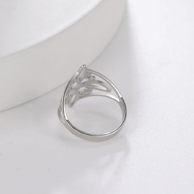 Wiccan Cross Celtics Knot Women Rings Witchcraft Good Luck Protection Amulet