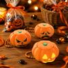 Halloween Pumpkin Stress Toy - Face Clicker Keychain Toy for Adults and Kids
