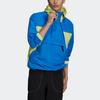 Adidas Originals Mishmash Adventure Series Color Block Hooded Zip Sports Jacket Men Jackets Half-Frozen-Yellow GN2335