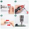 YIHUA Hot Air Rework Station with Compact Integrated Nozzle 3 2 Adjustable Temperature and 8858-V Design, Holder, Nozzles, Tweezers, Airflow, °C/°F