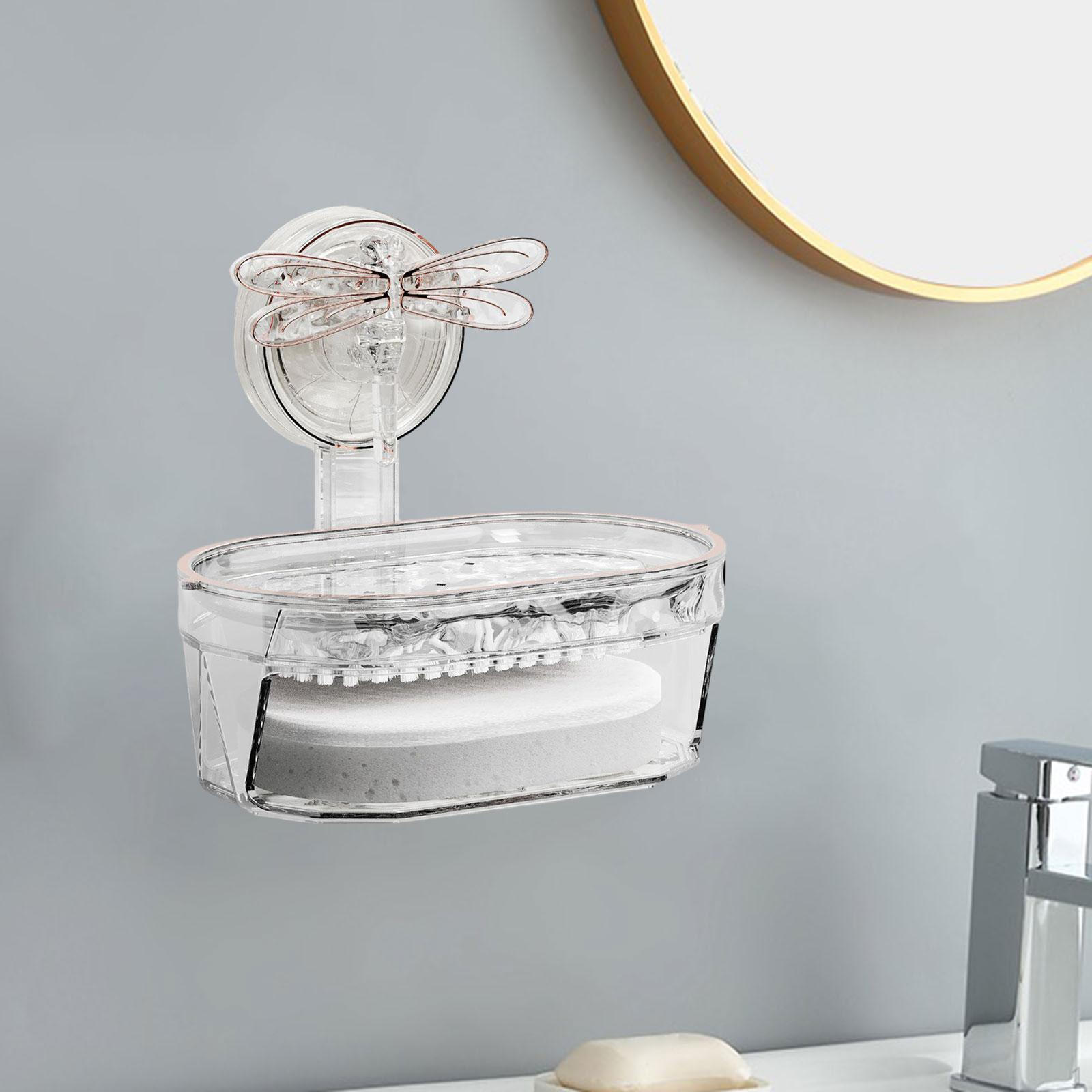 

-Коробка для мыла на присоске, блюдо, держатель губки, блюдо для туалета, ванна