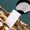 100-500PCS Sax Absorbent Cleaner Papers 100Pcs/Box Anti-Sticky Saxophone Clean Care Sheet Versatile for Saxophone Flute Clarinet