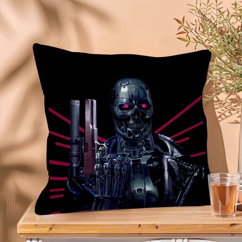 S Movie TV The Terminator Pillow Cover Sofa Cushion Cover Home Room Decoration Children Gift