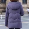 Winter Down Coats for Women Vintage Parkas Hooded Elegant Thick Warm Middle Age Women's Down Jackets Embroidery Outerwears