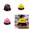 Ringbell Metal Service Bell Novelty Dinner Reminder Bell Easy Use Desk Call Bell  Party