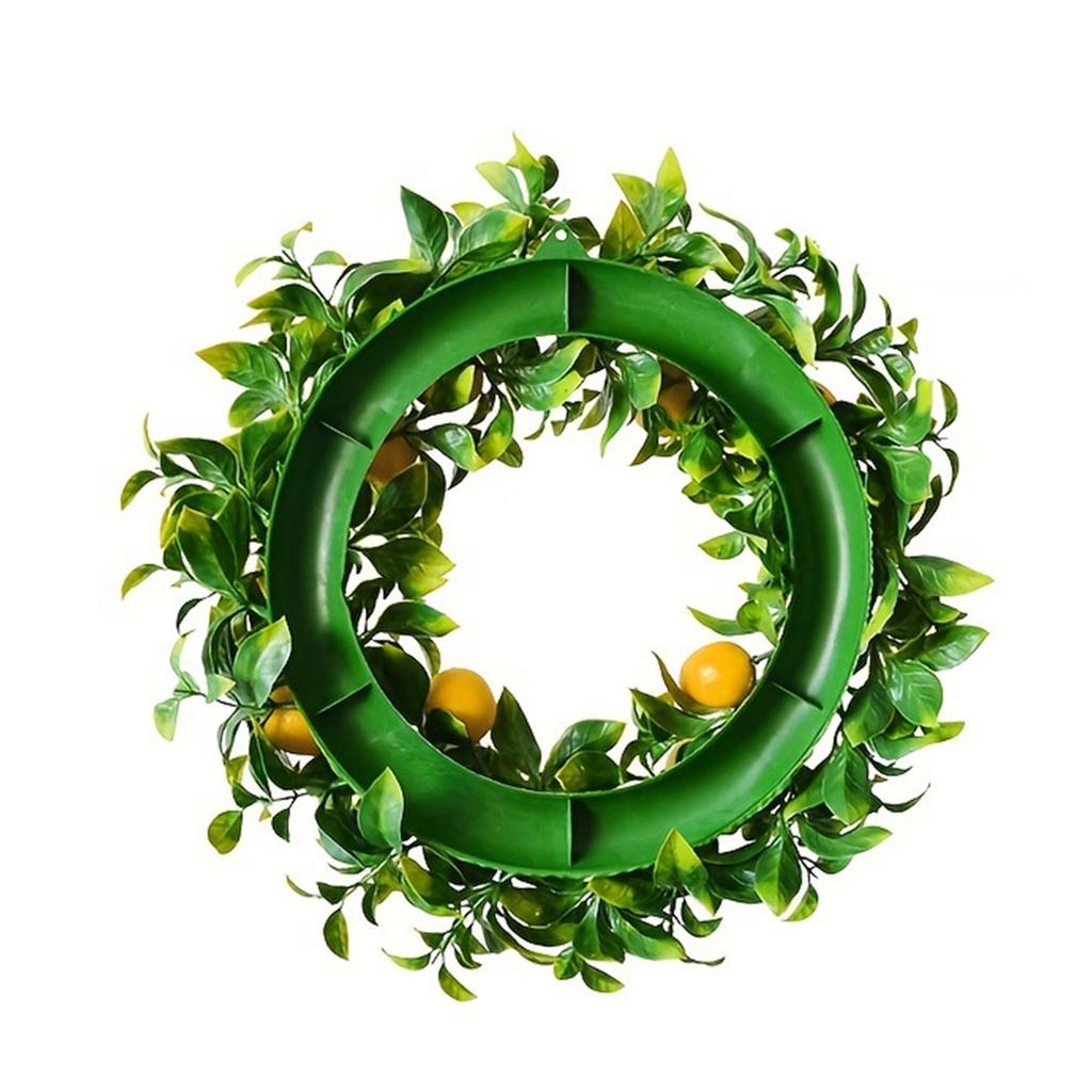 Künstlicher Zitronenkranz für die Haustür Künstlicher Frühlingskranz für die Haustür Bauernhäuser Außendekorationen Hochzeitsdekorationen