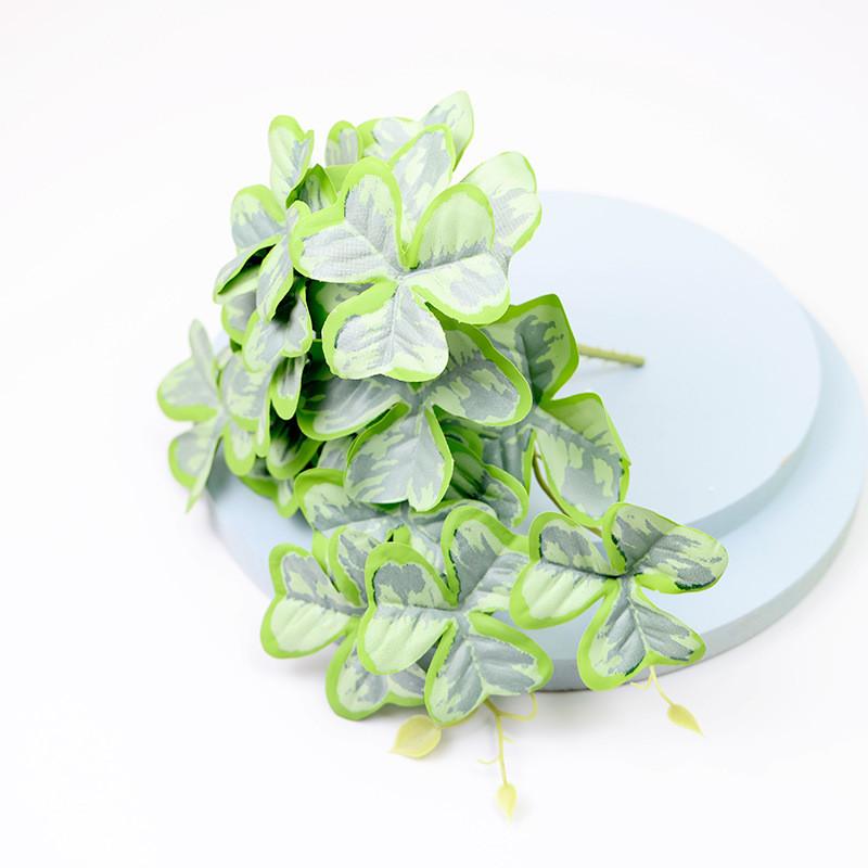 Sztuczna zieleń pnąca Shamrock do dekoracji ścian wewnętrznych z tworzywa sztucznego