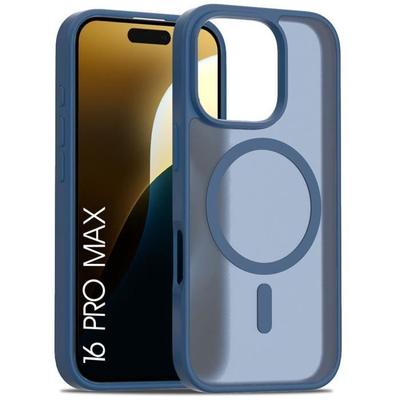 Protective Case - Case - for iPhone 16 Pro Max - Silicone and PC - Fingerprint Resistant - Wireless Charging