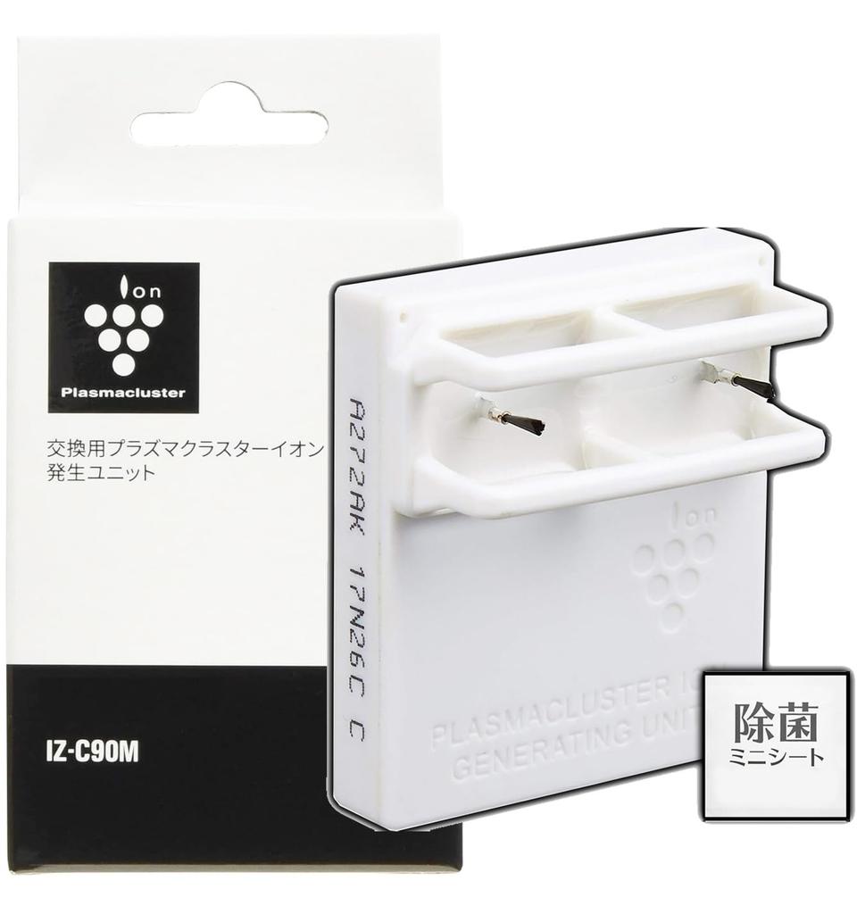 Genuine Replacement Plasma Cluster Ion Generating Unit To with Wet IZ-C90MR (successor IZ-C90M) Wipes.