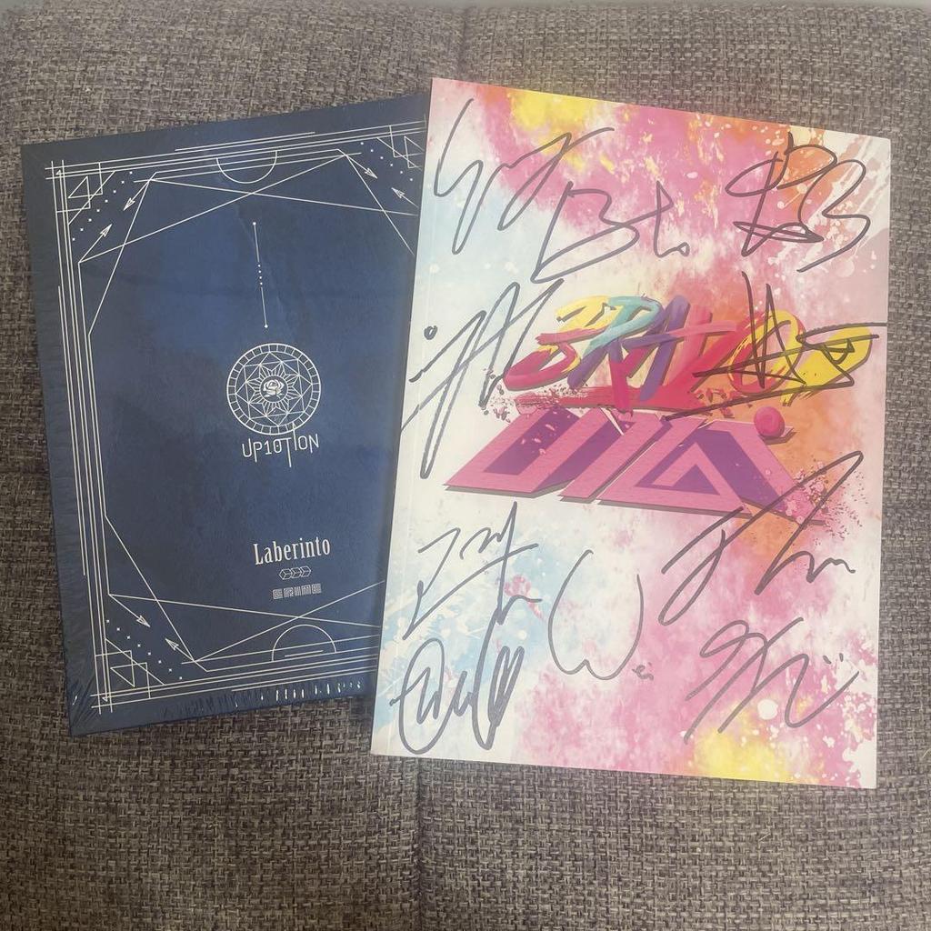 [USED] Two UP10TION albums, autographed