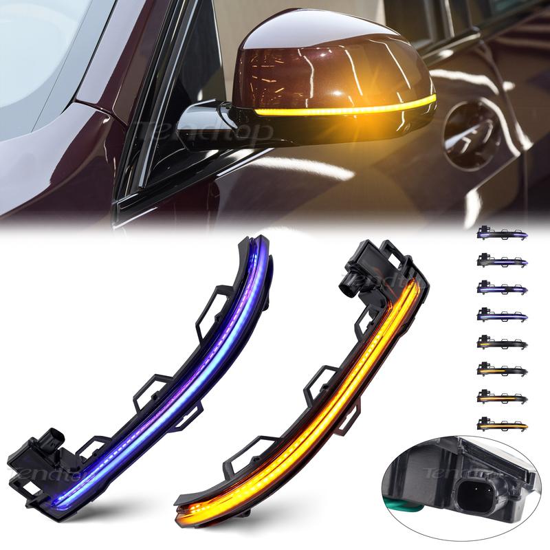 Dynamic Turn Signal Light LED Side Rearview Mirror Indicator Blinker Lamp For BMW X3 X4 X5 X6 X7 G01 G02 G05 G06 G07 2018-