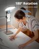UBeesize Ring Tabletop Light for Surface Low Natural Light for Web Online and High Color High Brightness Smartphone USB Metal Base for Ideal for and