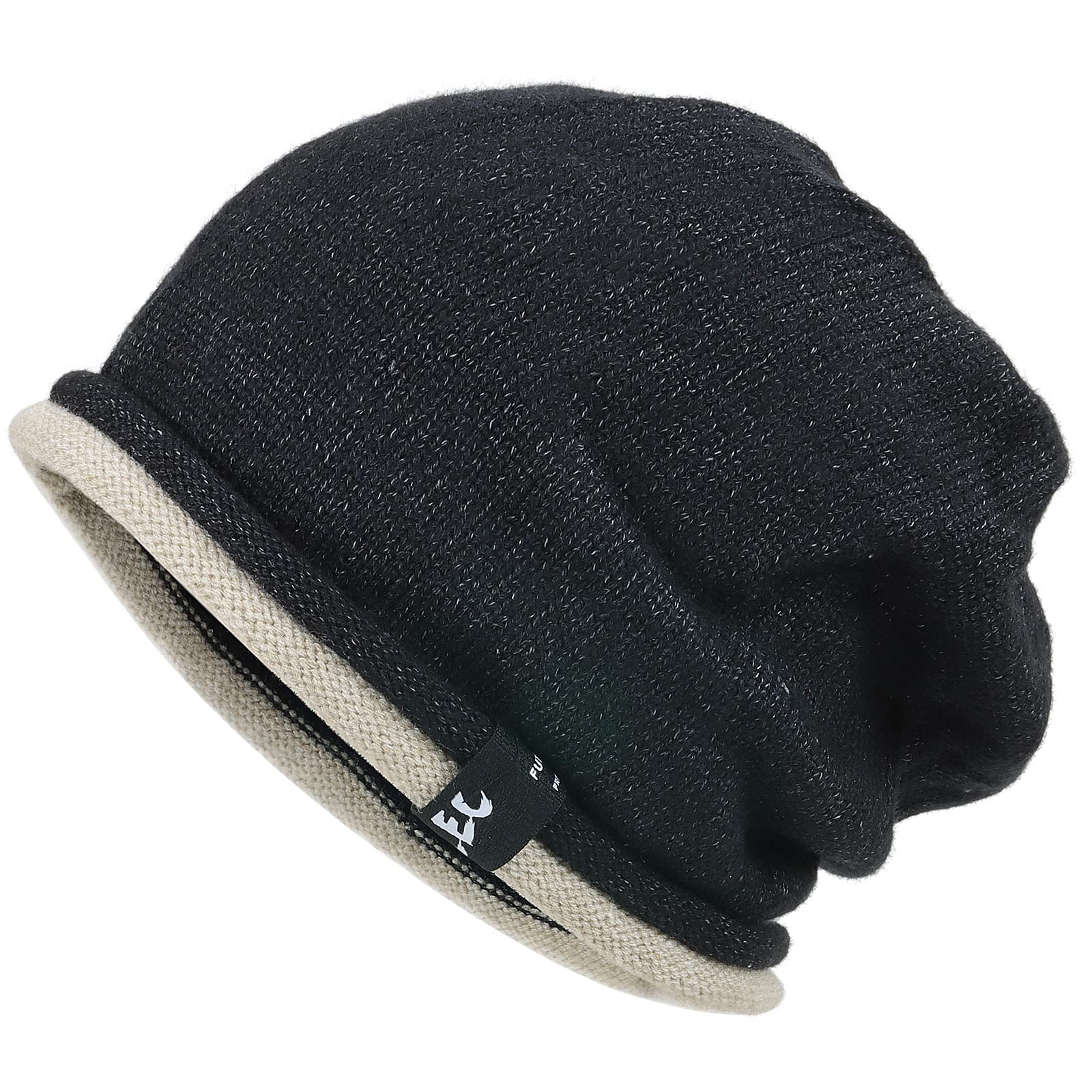 

Andeor Knit Hat for Autumn and Winter and Warm Material with No Cold Weather Knit Solid and Unisex Men s [Skin-friendly, Lightweight, Constriction]