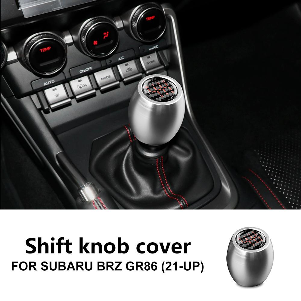 For Subaru BRZ/ Toyota GR86 2025 2025 2025 2025 LHD RHD Manual Car Gear Head Shift Knob Cover Handle Handbrake Aluminium Alloy