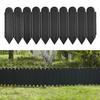 10 Stück Gartenlandschaft Einfassungspaneele Kein Graben Zaunbegrenzung Verbindbare Zaunpaneele zur Unterteilung von Hofbeeten