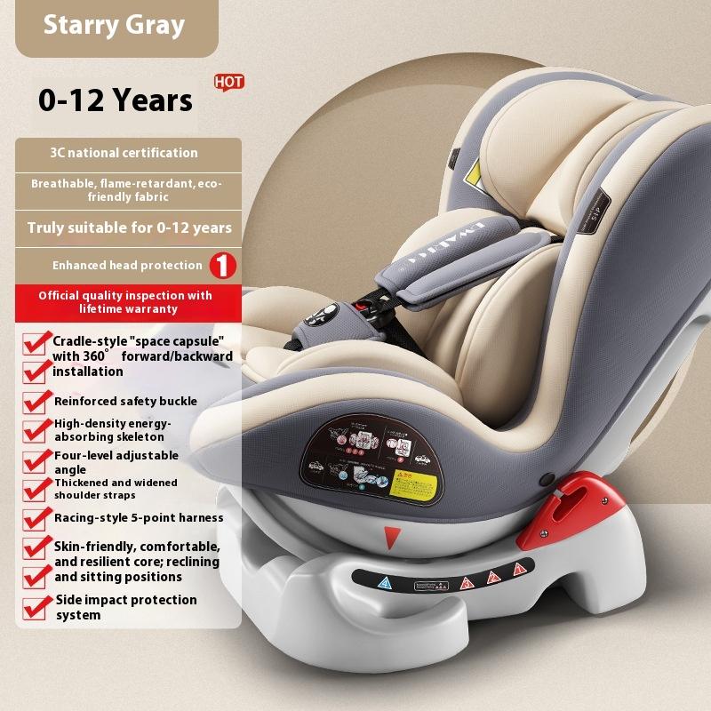 

Детское автокресло Автомобиль с ребенком Детское автокресло от 0 до 12 лет Портативное сиденье с регулировкой наклона